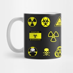 Biohazard - Nuclear Stickers Mug